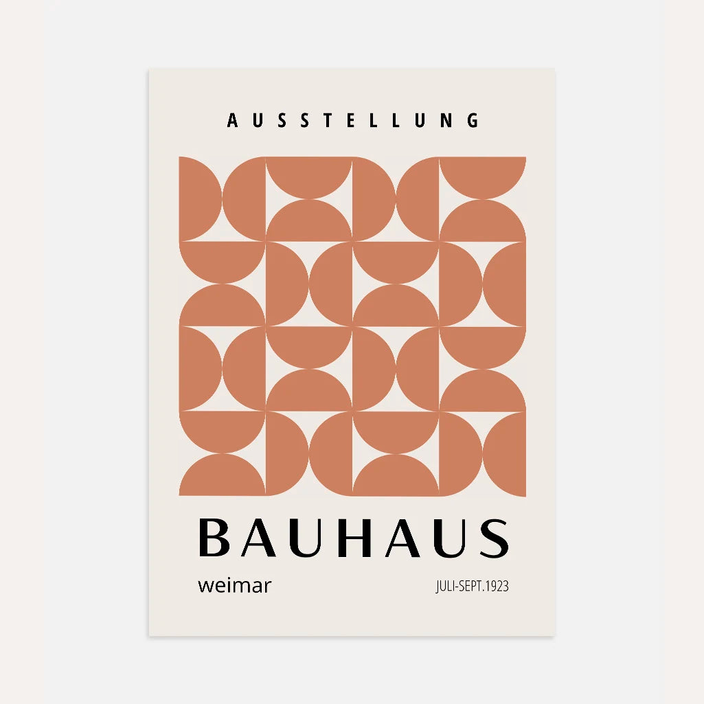 Bauhaus Mattone Ritmico Poster