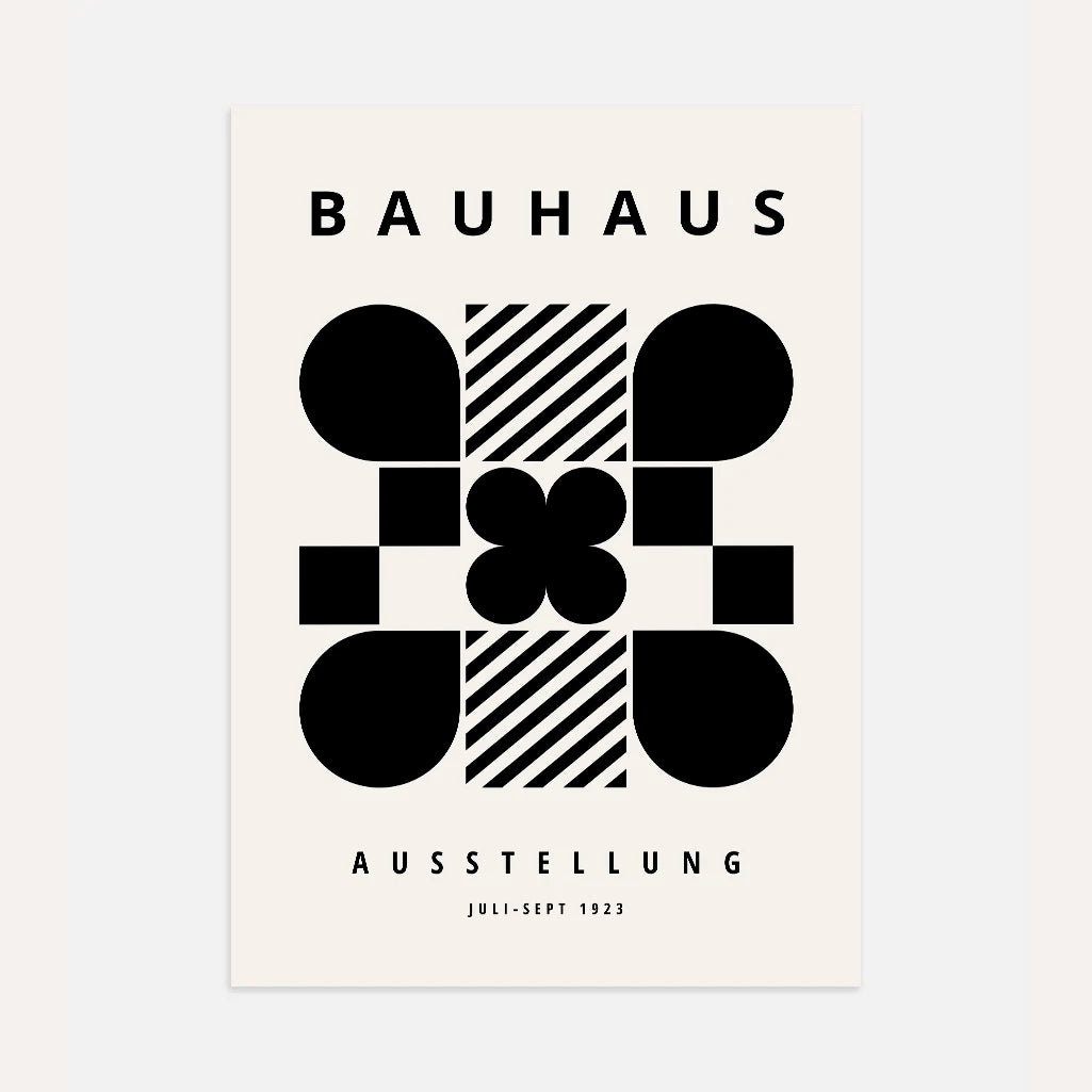 Poster Bauhaus Geometria Astratta