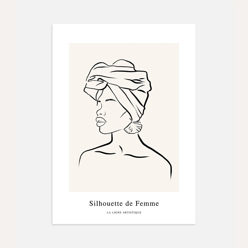 Poster – Donna con turbante