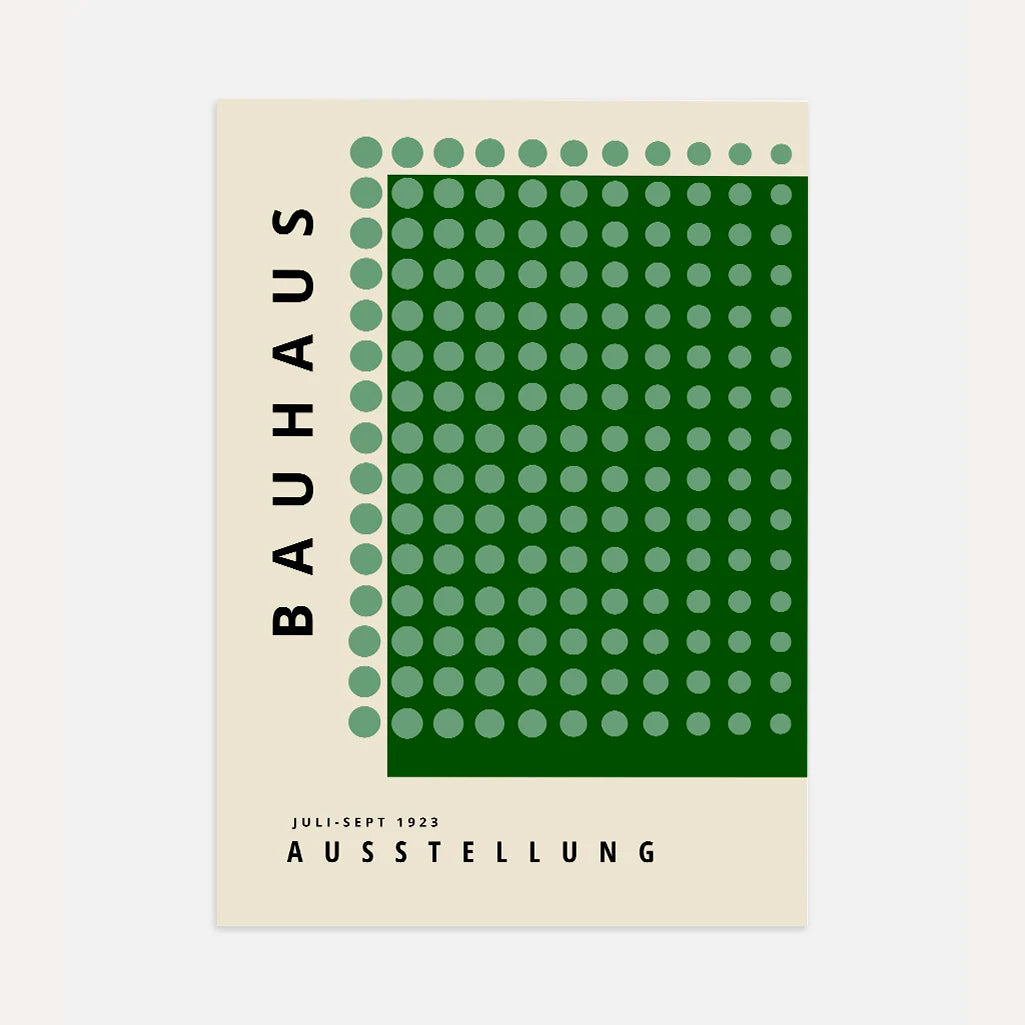 Bauhaus Verde Calmo Poster