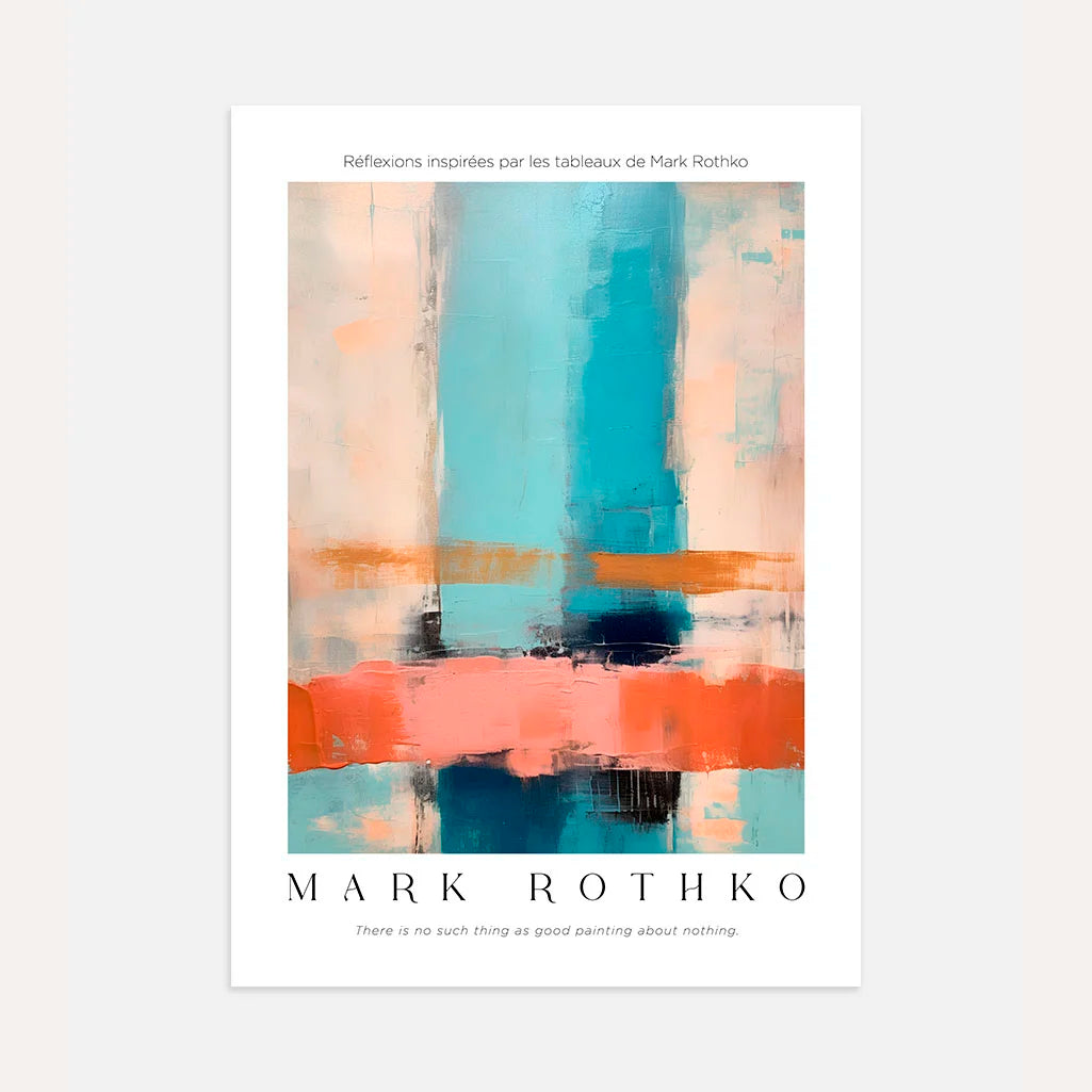 Rothko Blue Calm Poster