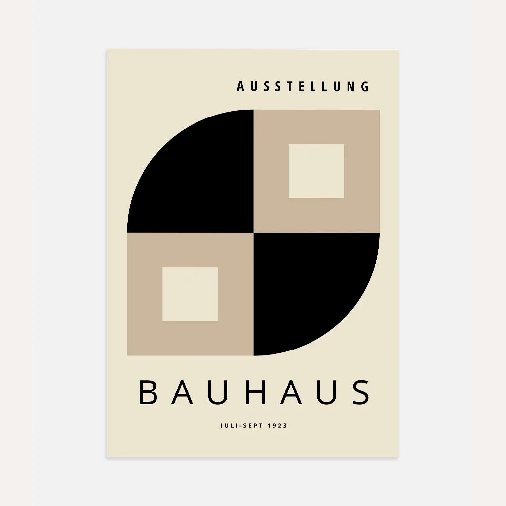 Poster Bauhaus Figure Moderniste