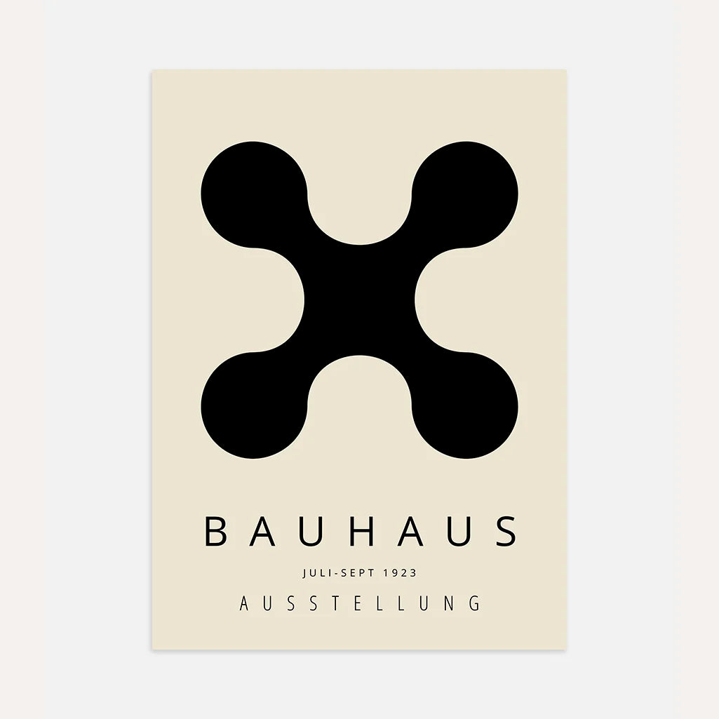 Bauhaus Forma Nera Poster