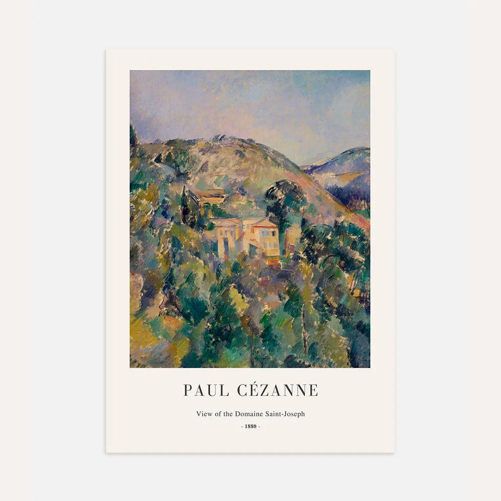 Paul Cézanne – Veduta della tenuta Saint-Joseph Poster