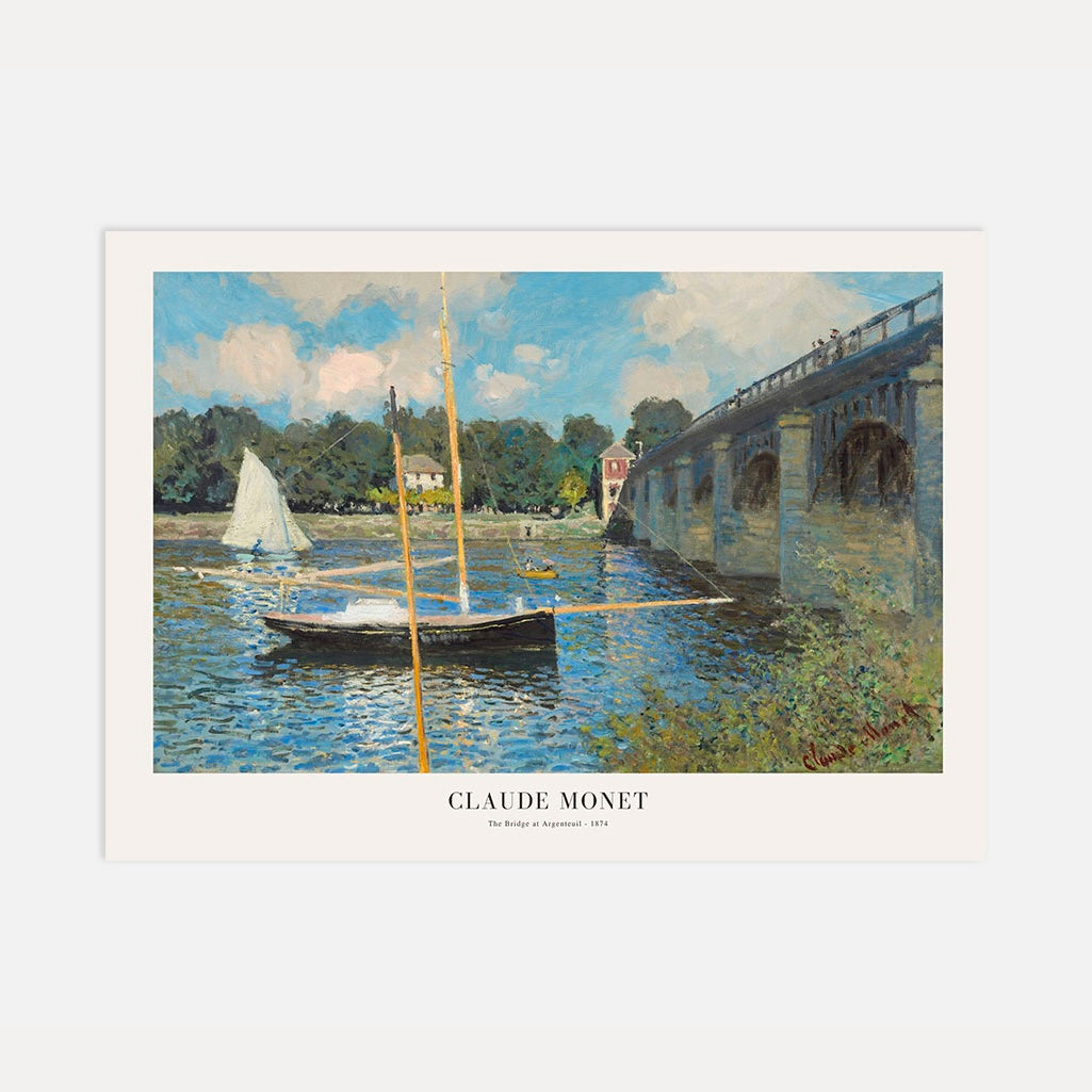 Poster Claude Monet – Il Ponte ad Argenteuil