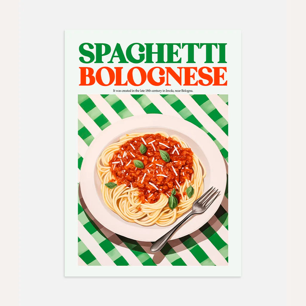 Poster Spaghetti Alla Bolognese