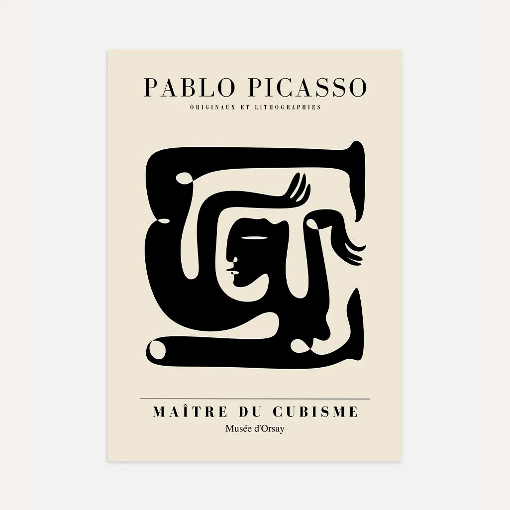 Poster ispirato a Pablo Picasso – Figura in movimento
