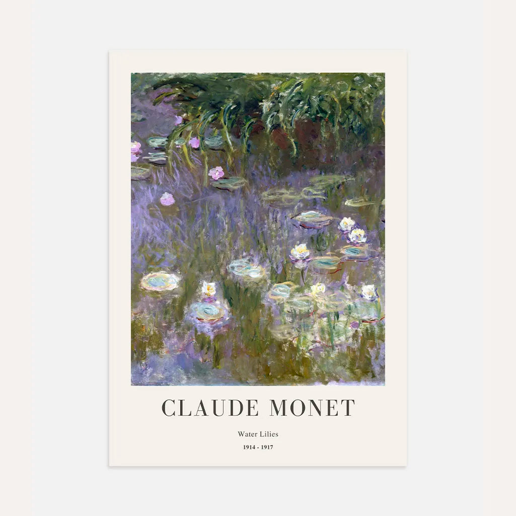 Claude Monet – Ninfee nello stagno Poster