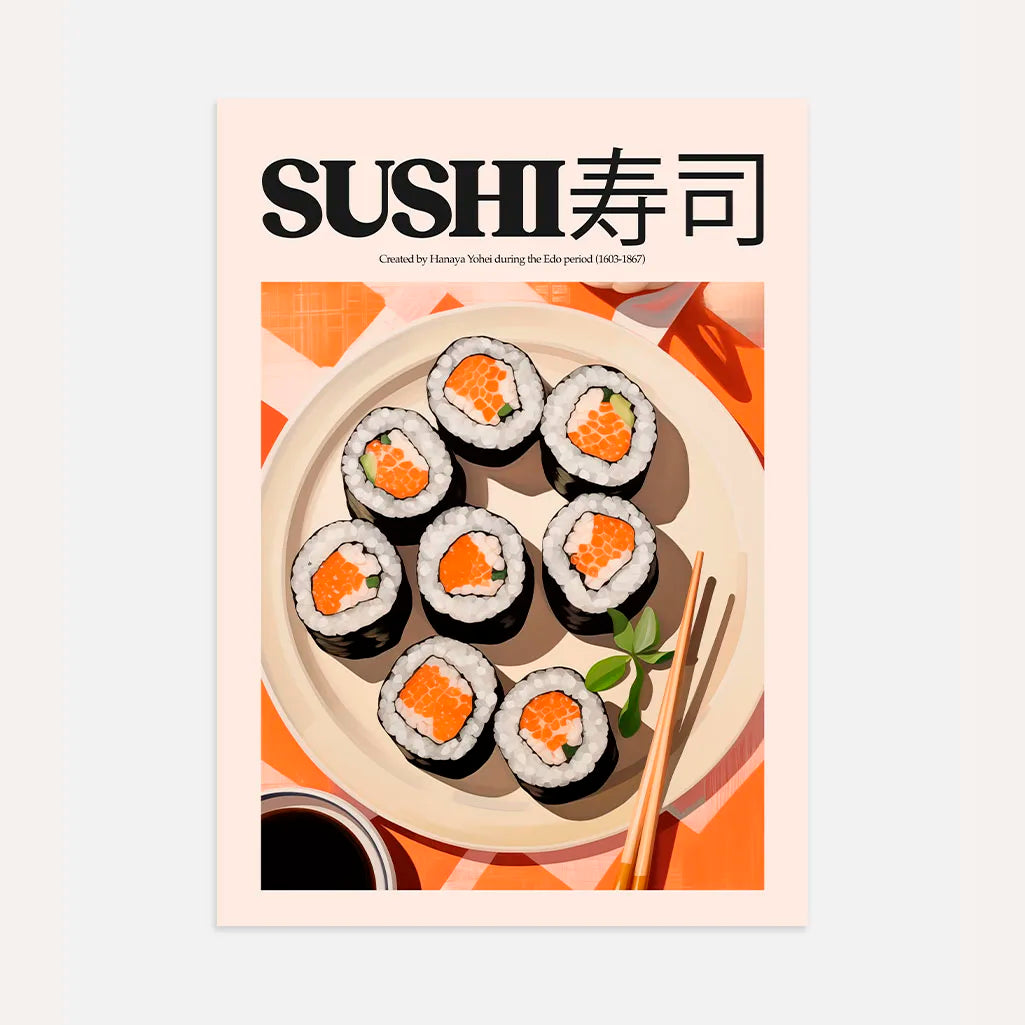 Sushi Roll Poster