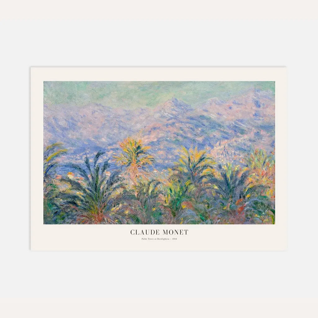 Poster Claude Monet – Palme a Bordighera