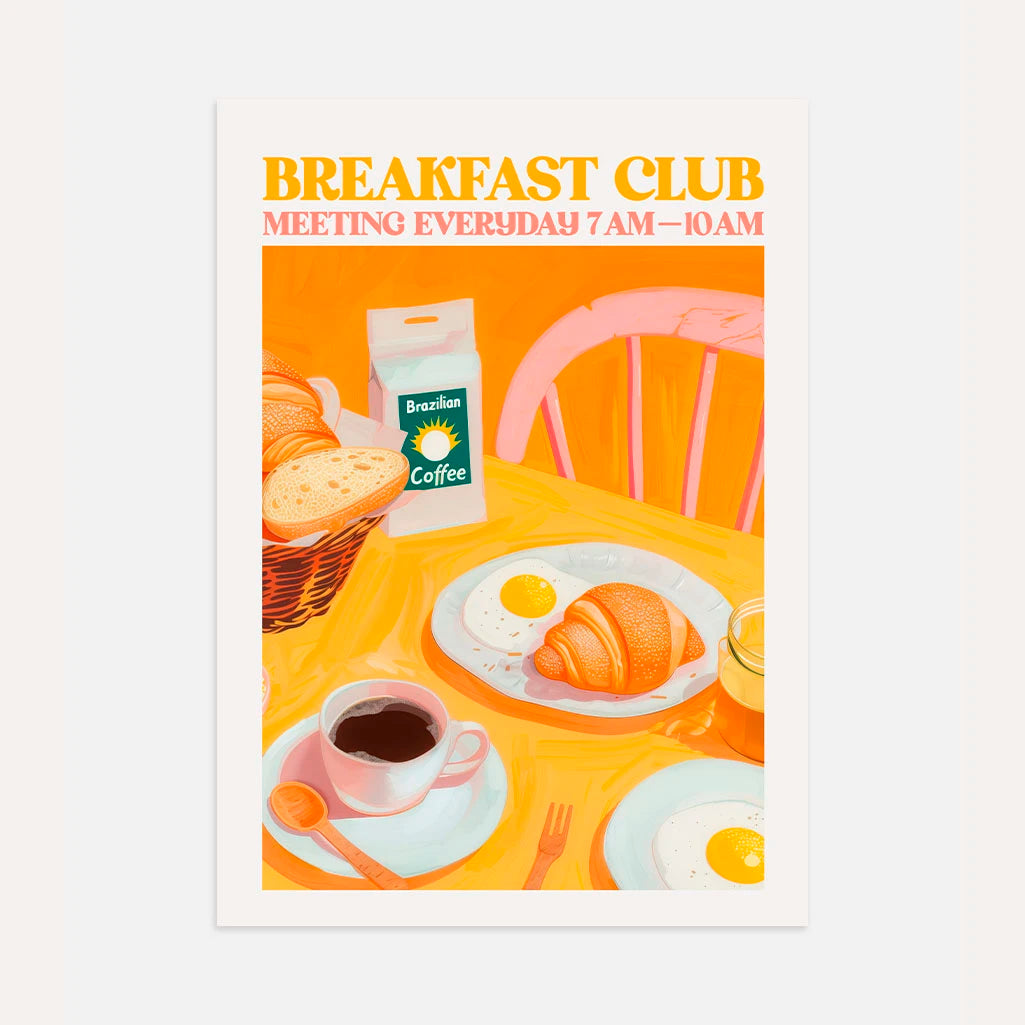 Poster Club Colazione