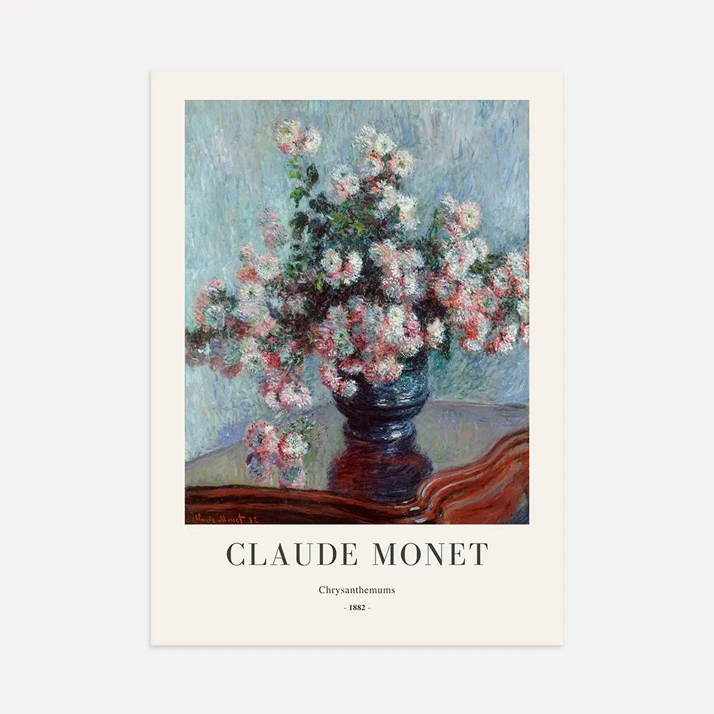 Claude Monet – Crisantemi Poster