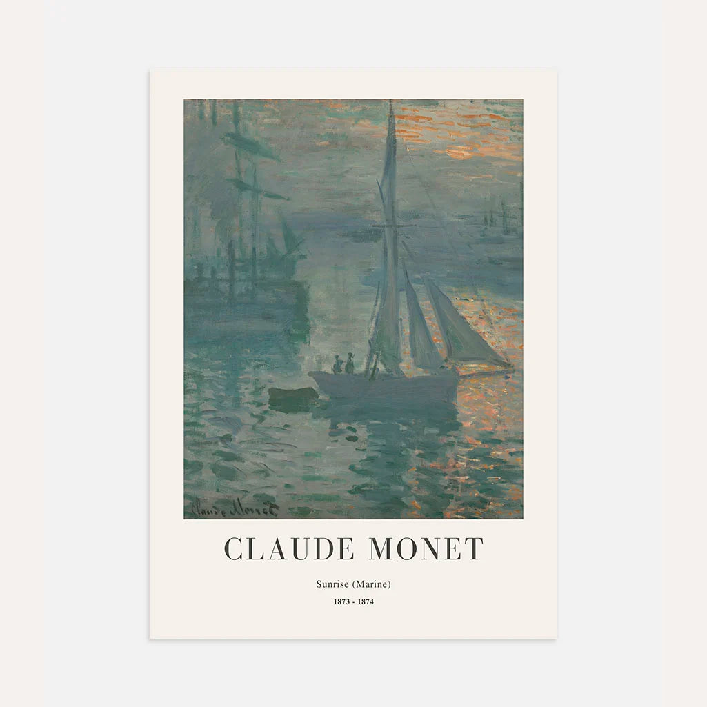 Claude Monet – Alba (Marina) Poster