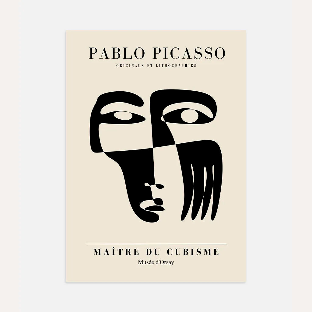 Poster ispirato a Pablo Picasso – Dualità della forma