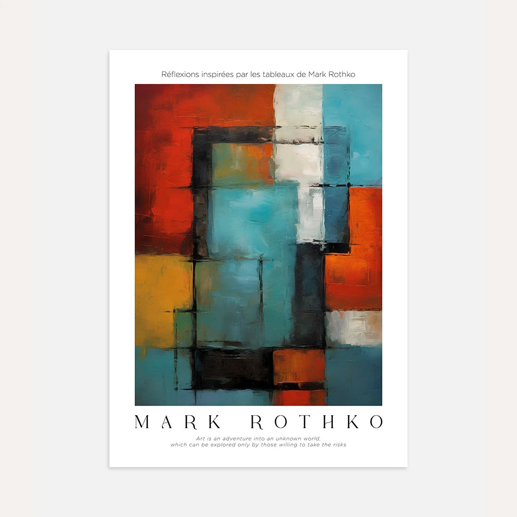Rothko Warm Balance Poster