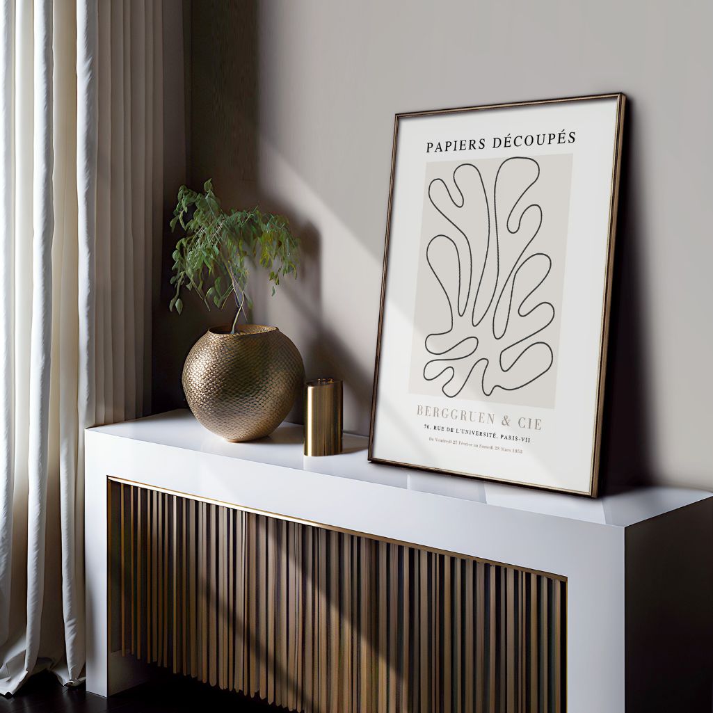 Poster Matisse Corallo Disegno A Linea