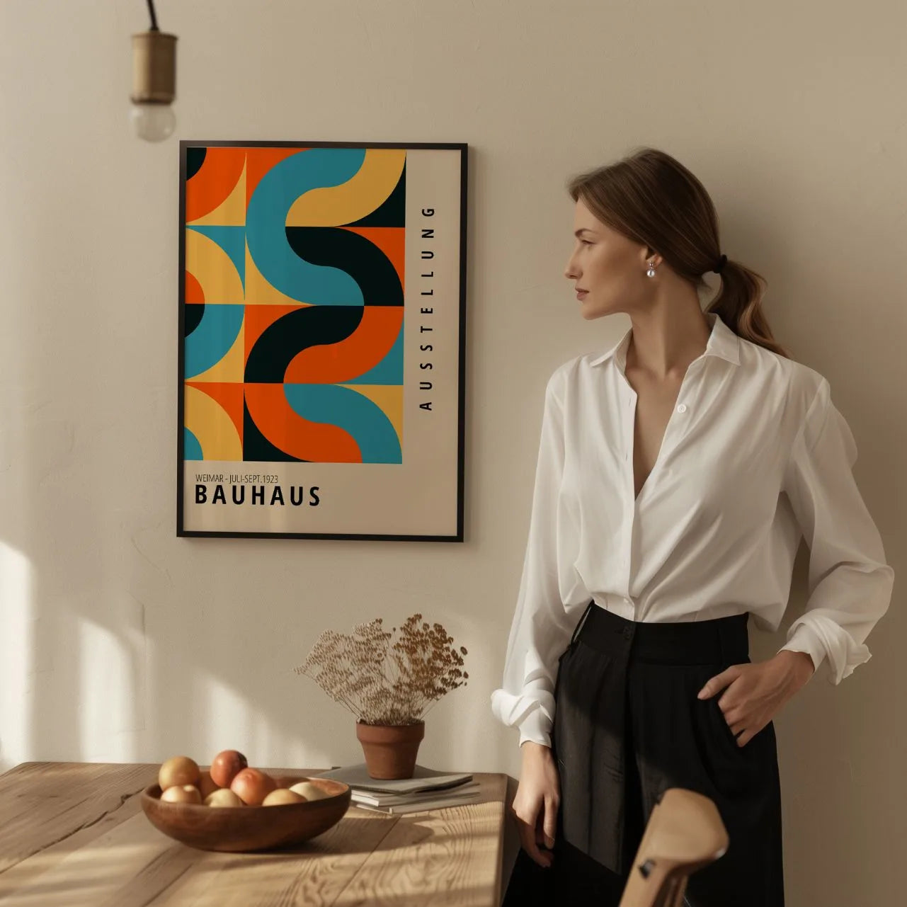 Bauhaus Onde Vivaci Poster