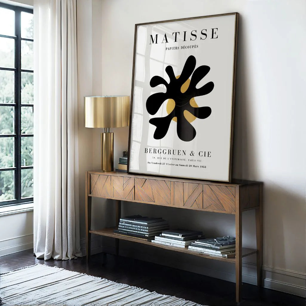Poster Matisse Astrazione Nera