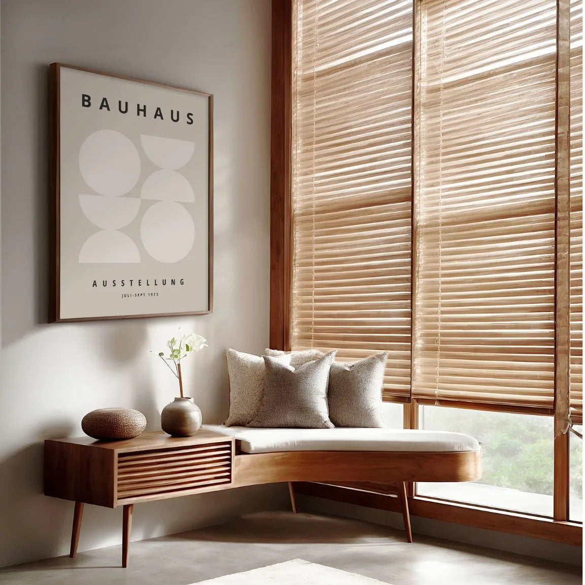 Poster Bauhaus Beige