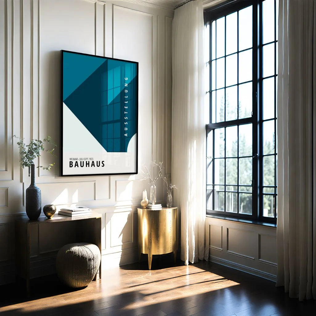 Bauhaus Blu Profondo Poster