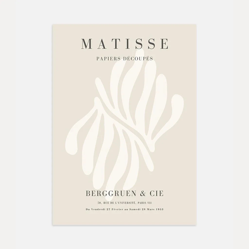 Matisse Beige Leggerezza Poster