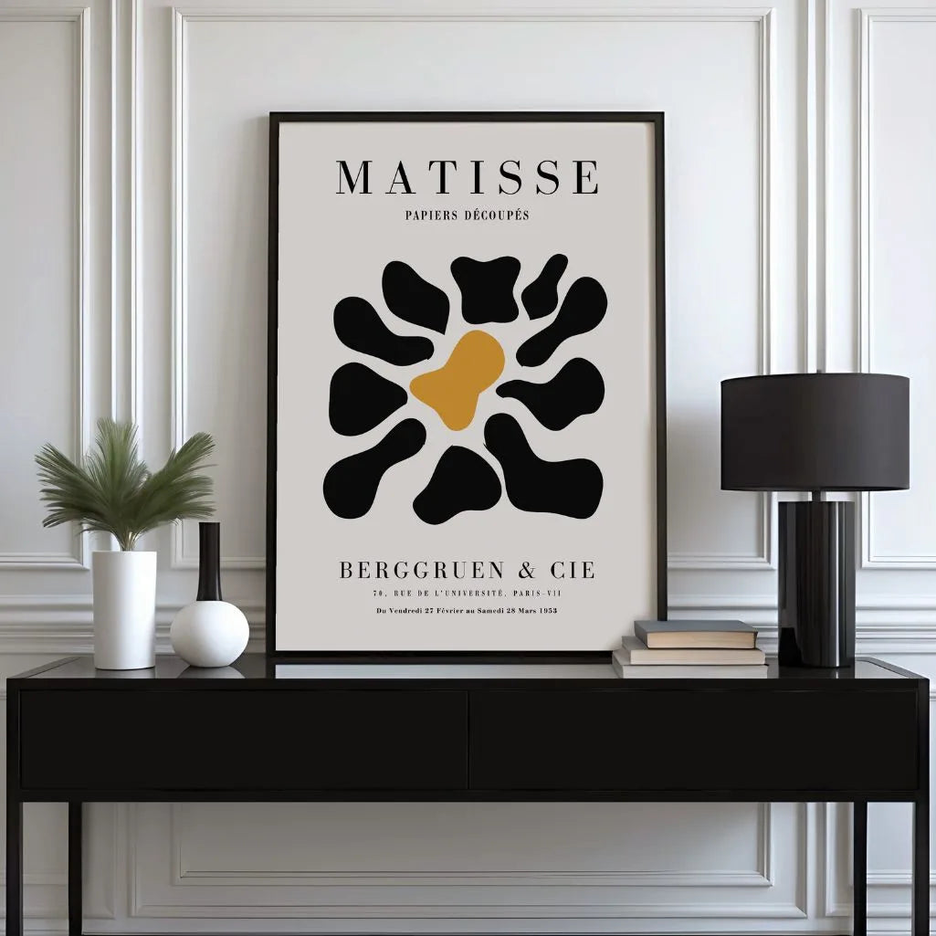 Poster Matisse Nero Senape Forme