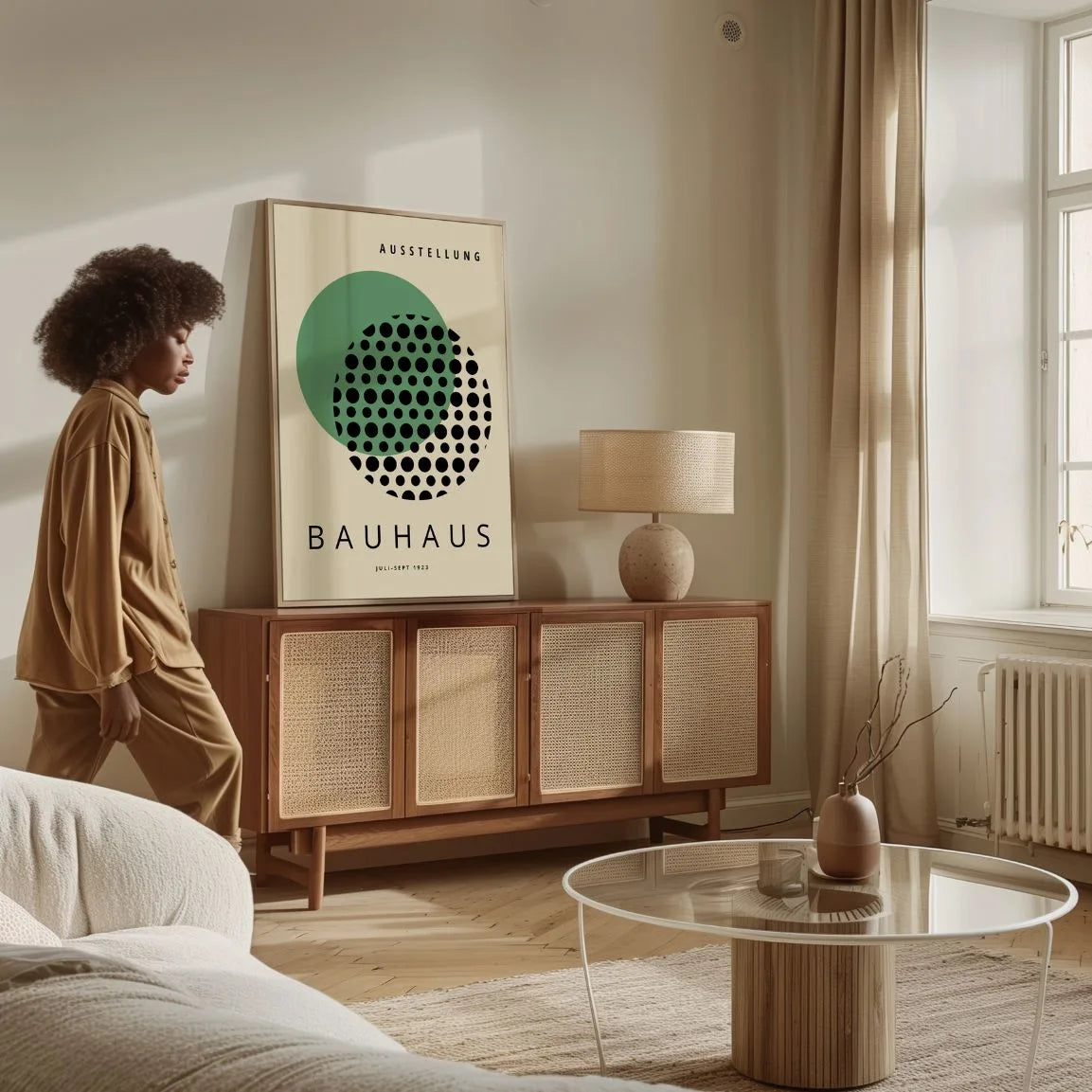 Bauhaus Verde Ottico Poster