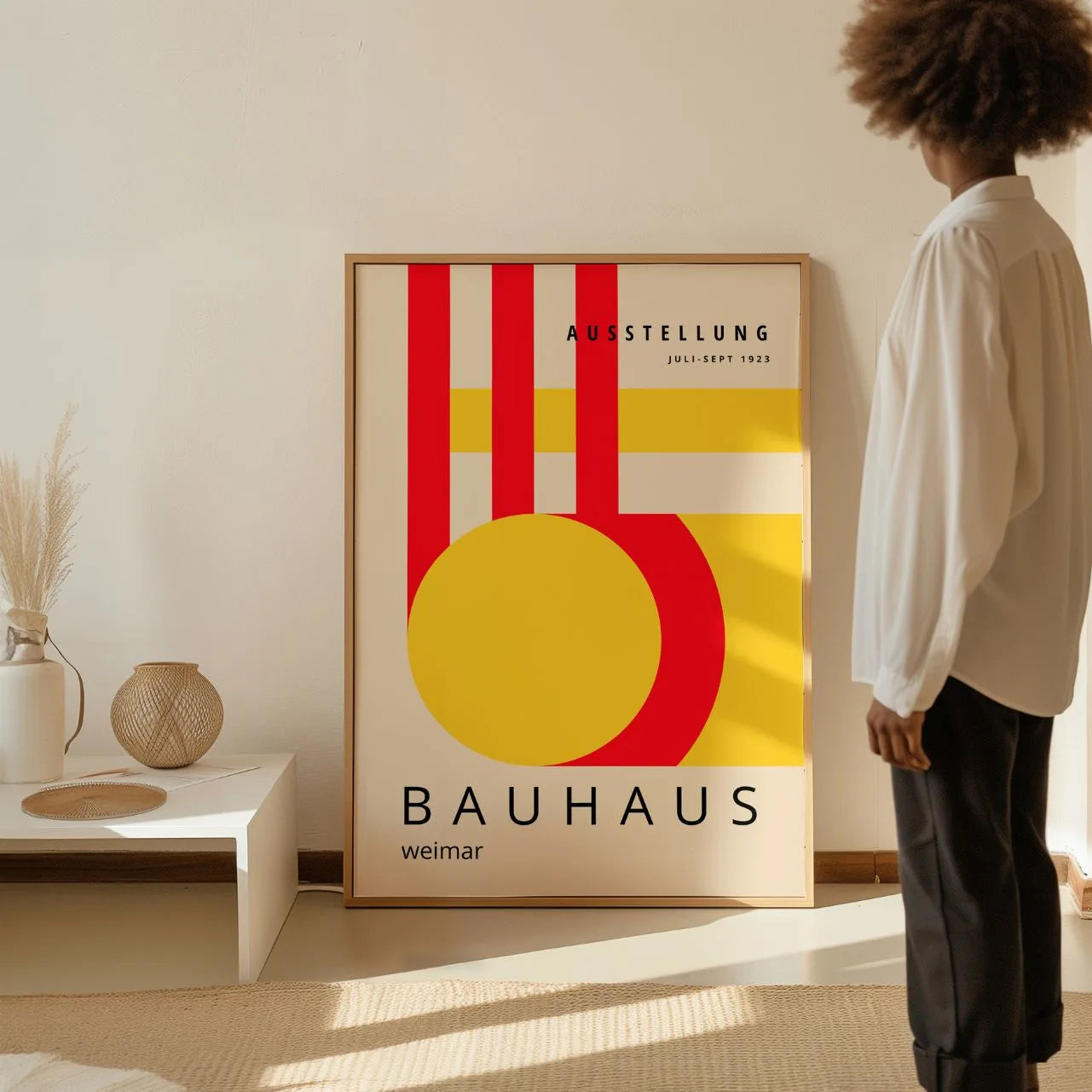 Bauhaus Rosso Giallo Poster
