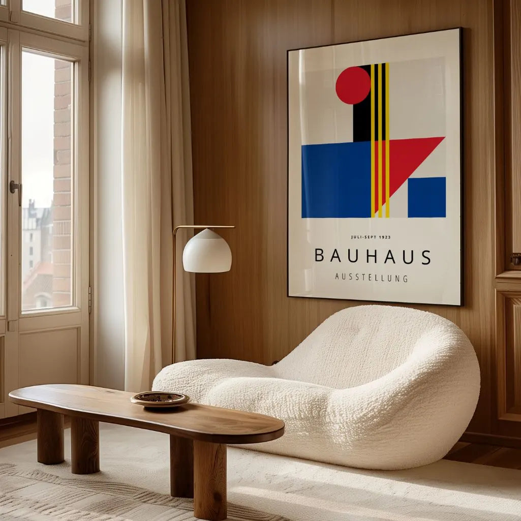 Bauhaus Contrasto Colori Poster