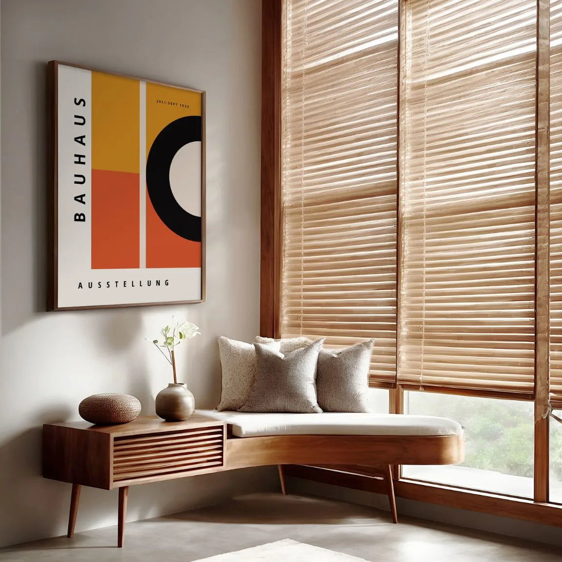 Bauhaus Arancio Equilibrio Poster