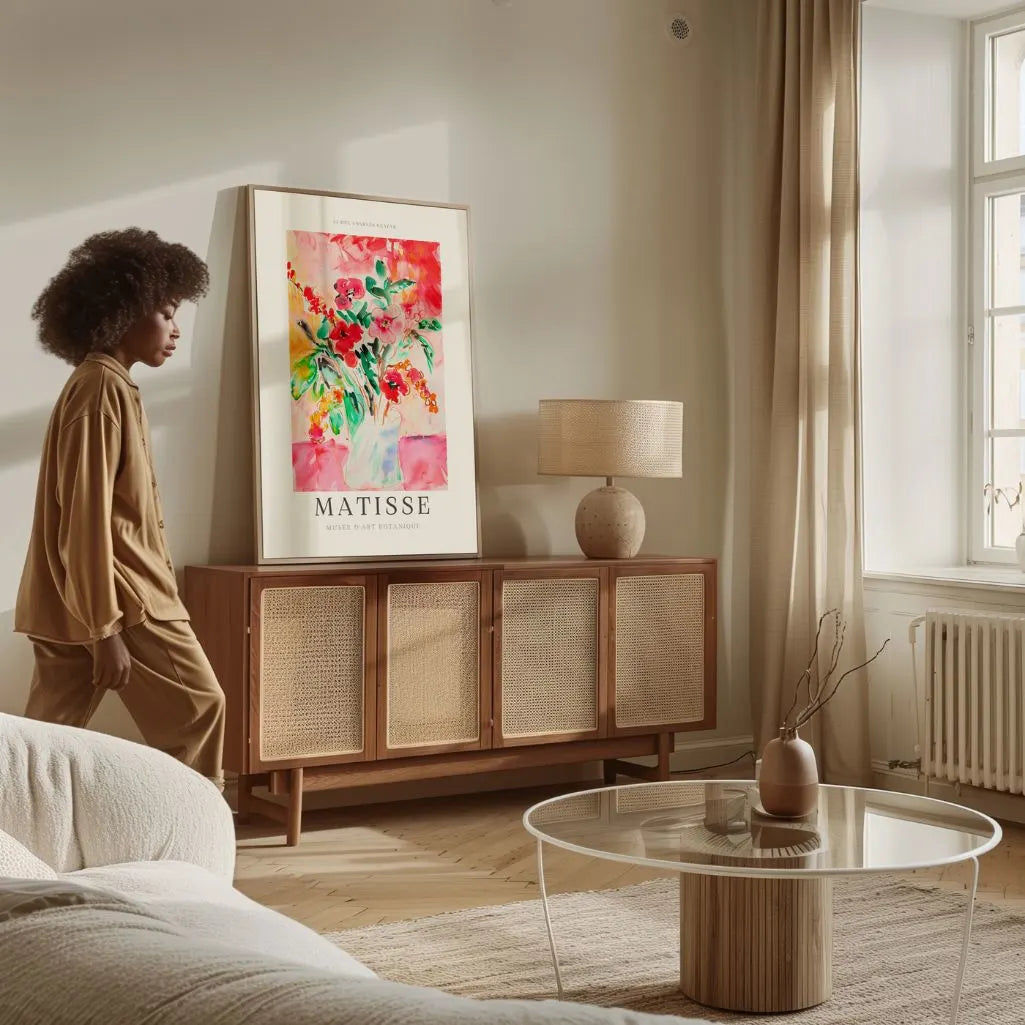 Matisse Rosso Fiori Poster