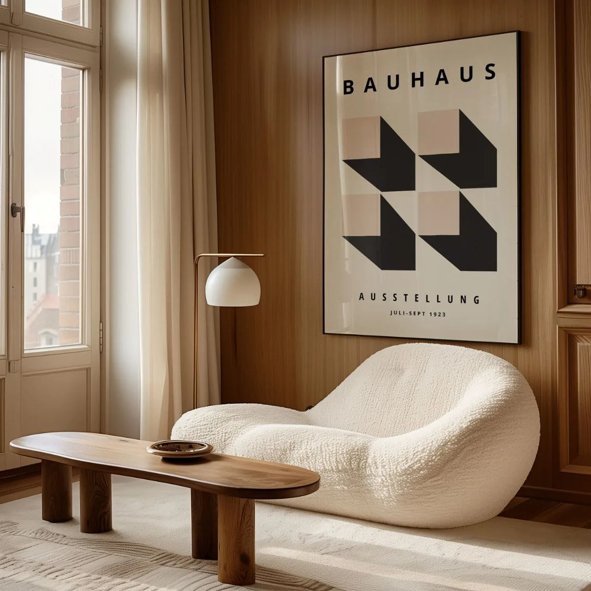 Bauhaus 3D Effect Poster