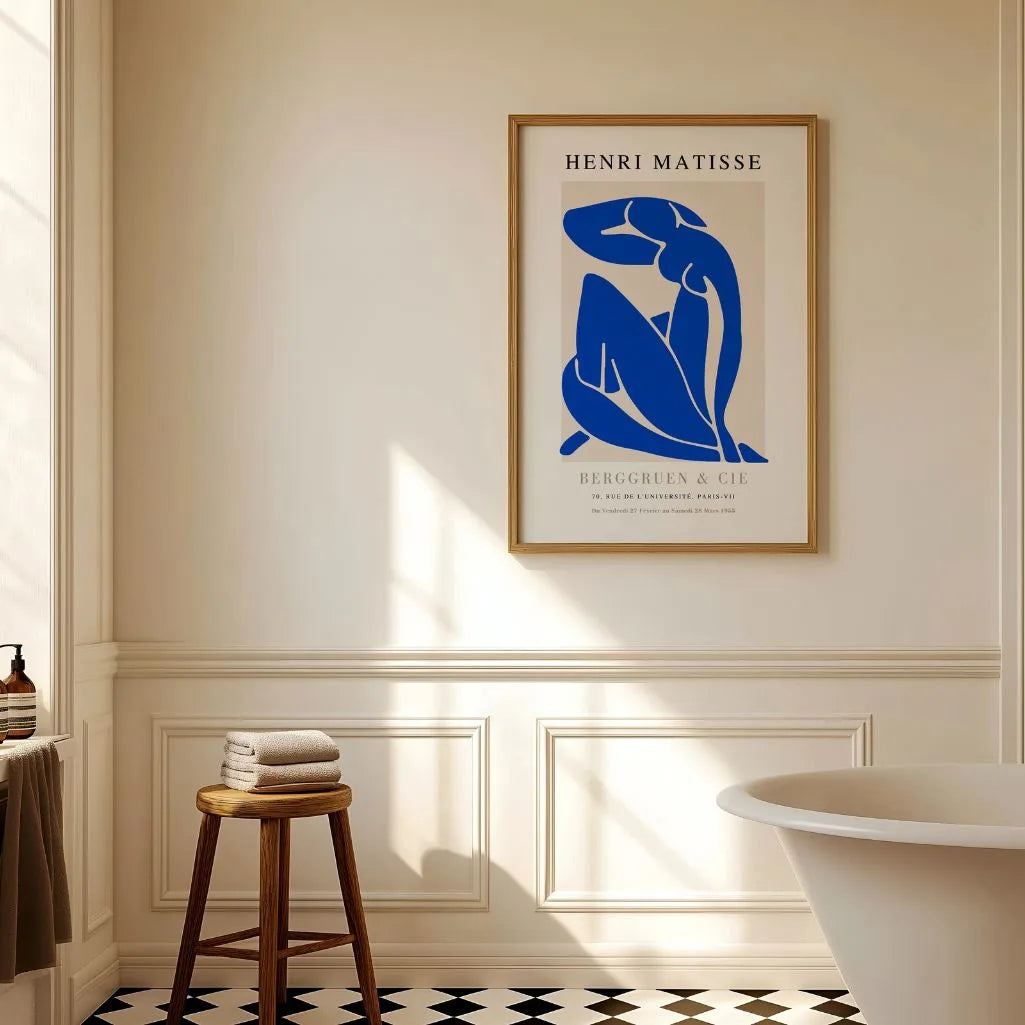 Matisse Nu Bleu Blu Intenso Poster