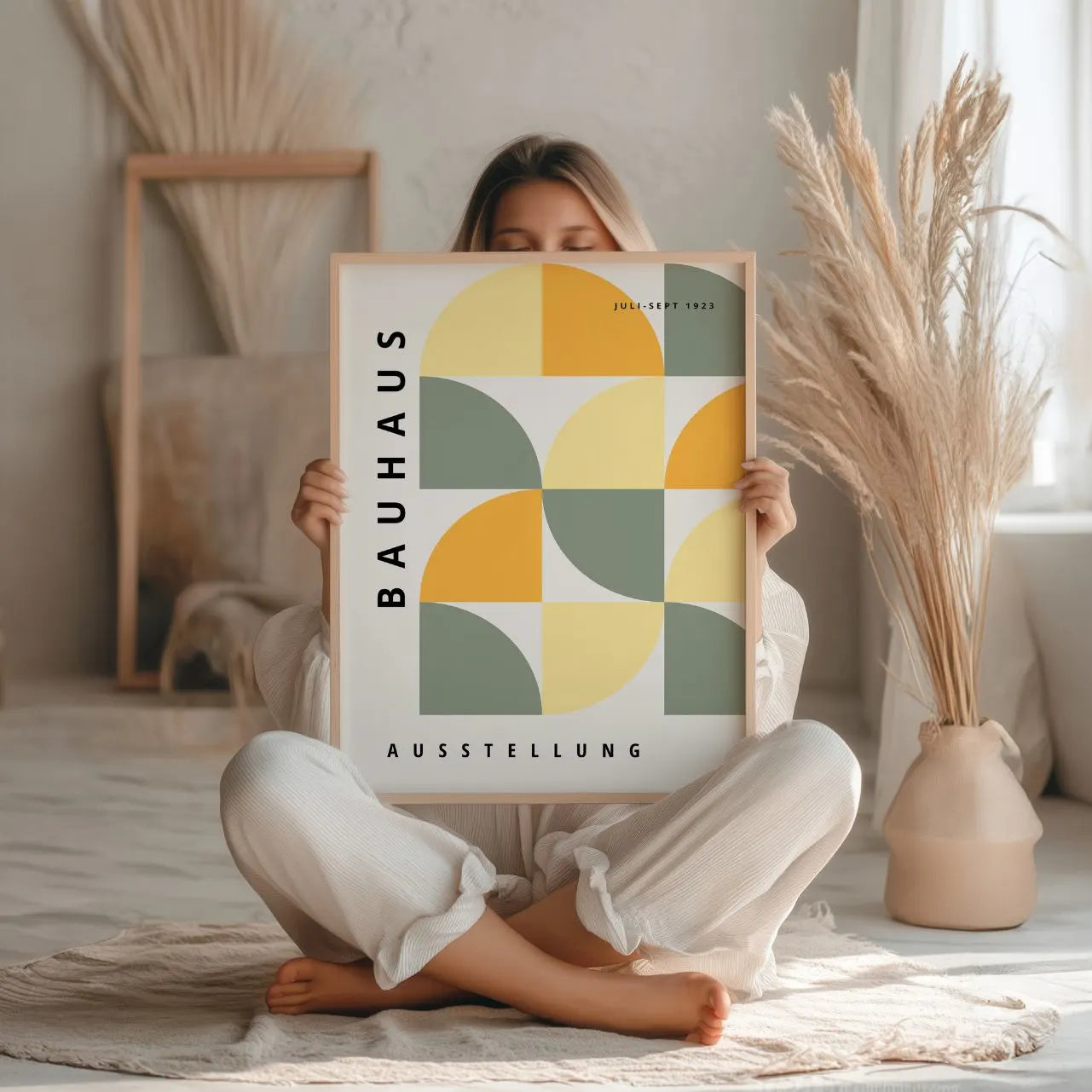Bauhaus Pastello Calmo Poster
