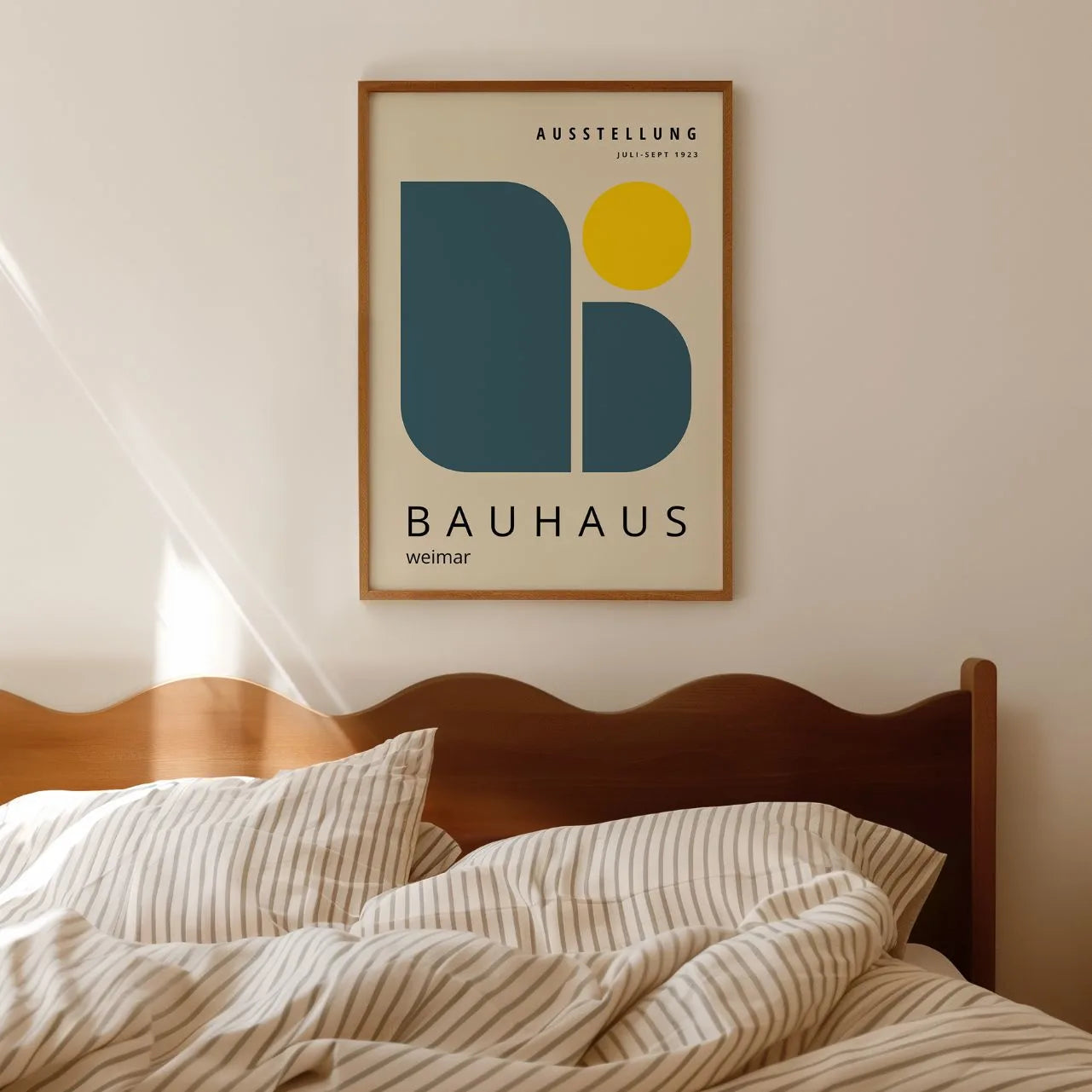 Bauhaus Blu Armonia Poster