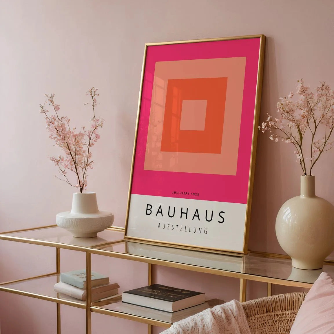 Bauhaus Arancione Poster