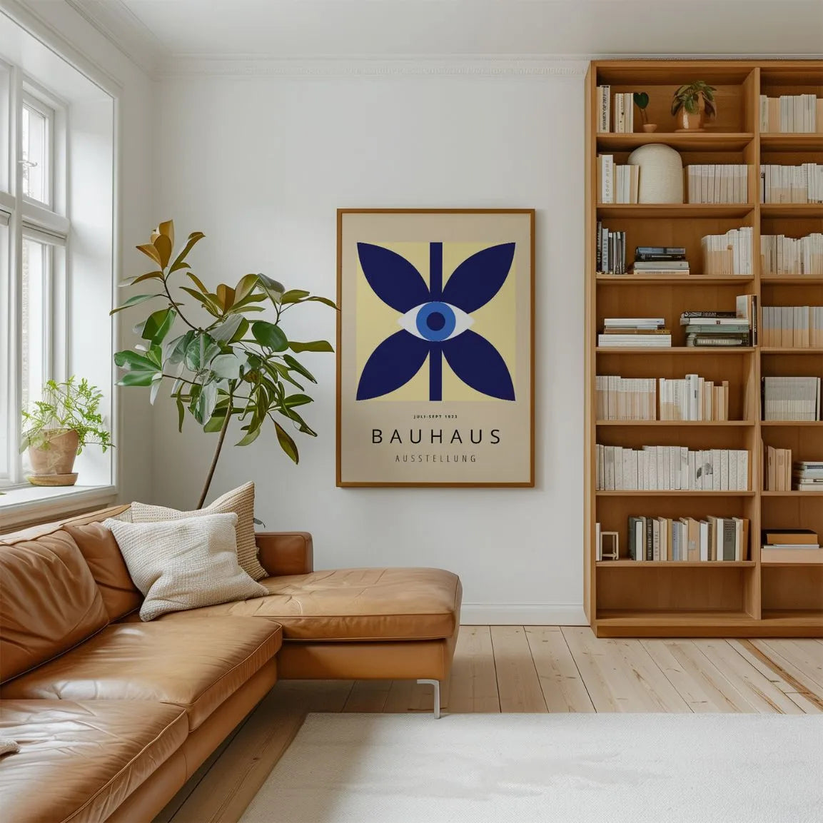 Bauhaus Occhio Blu Poster