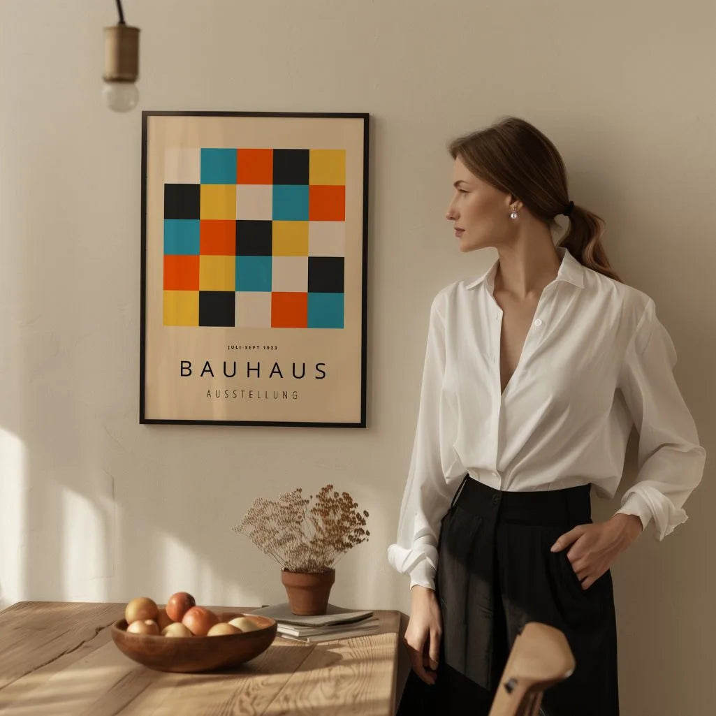Bauhaus Blocchi Colore Poster