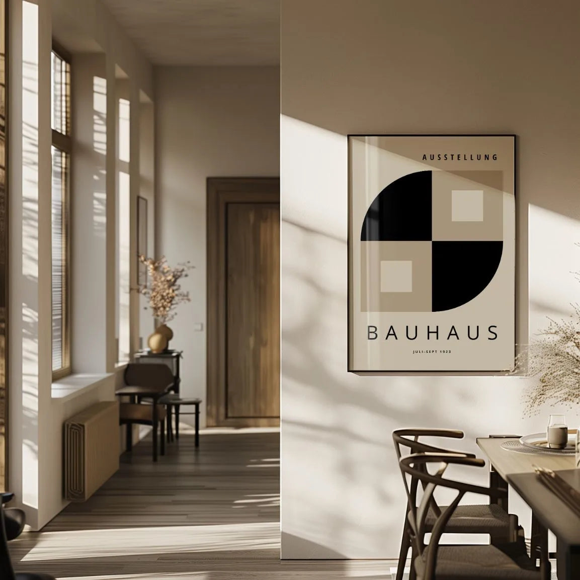 Poster Bauhaus Figure Moderniste