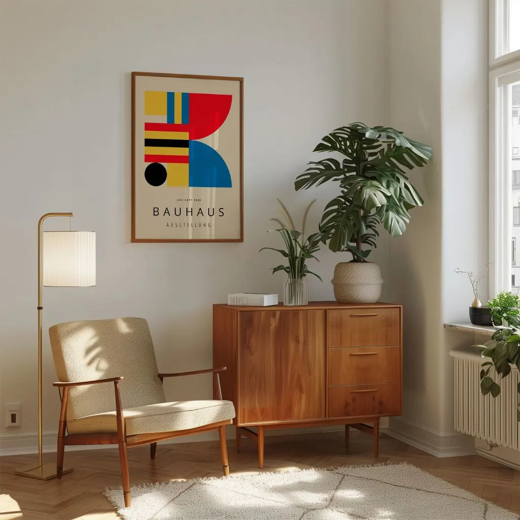Bauhaus Rosso Audace Poster