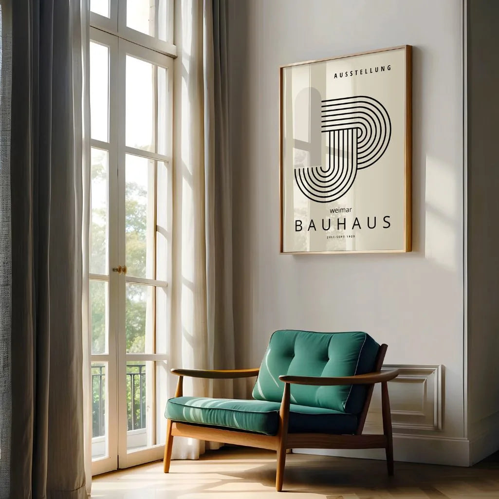 Poster Bauhaus Nodo a Linee
