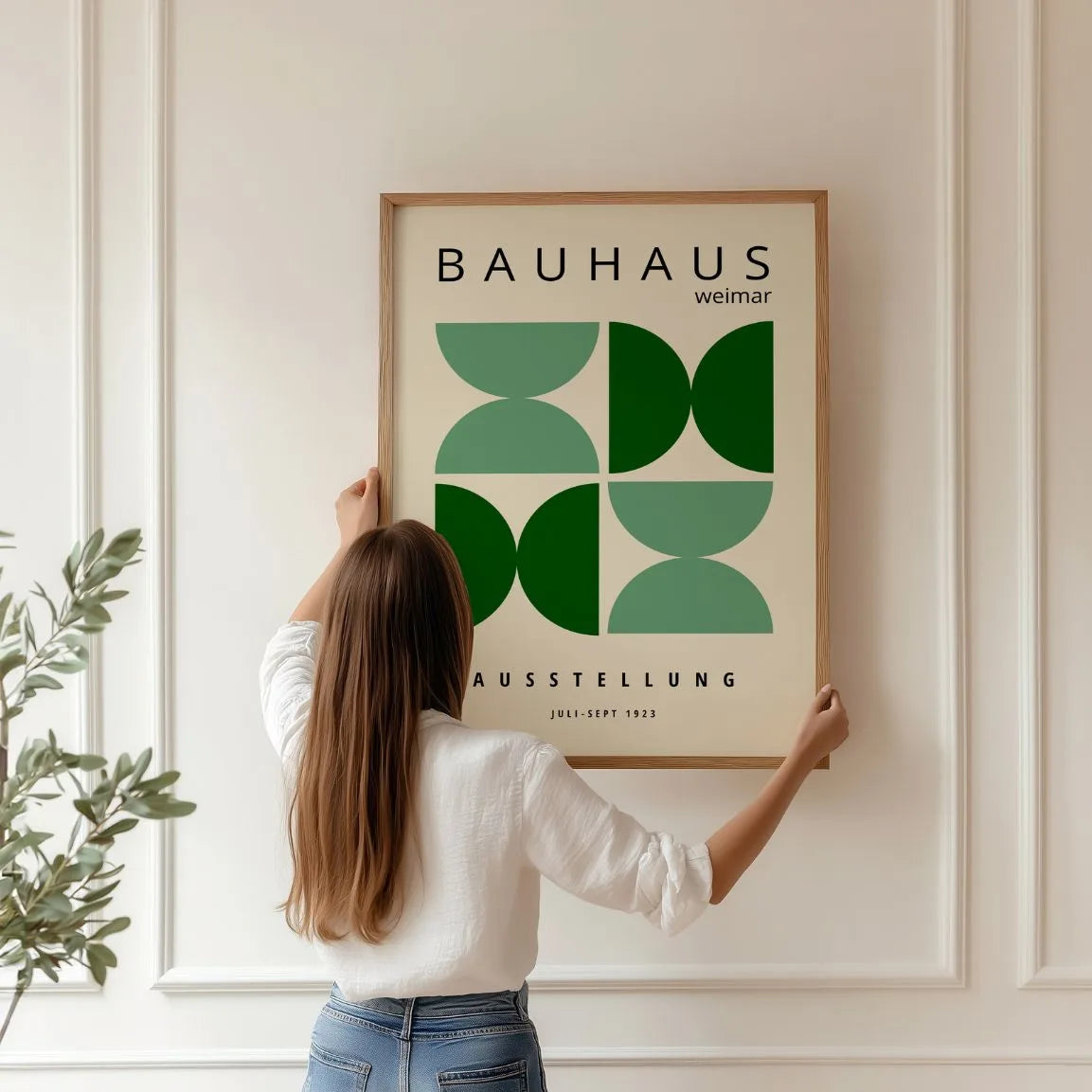 Poster Bauhaus Elementi Verdi