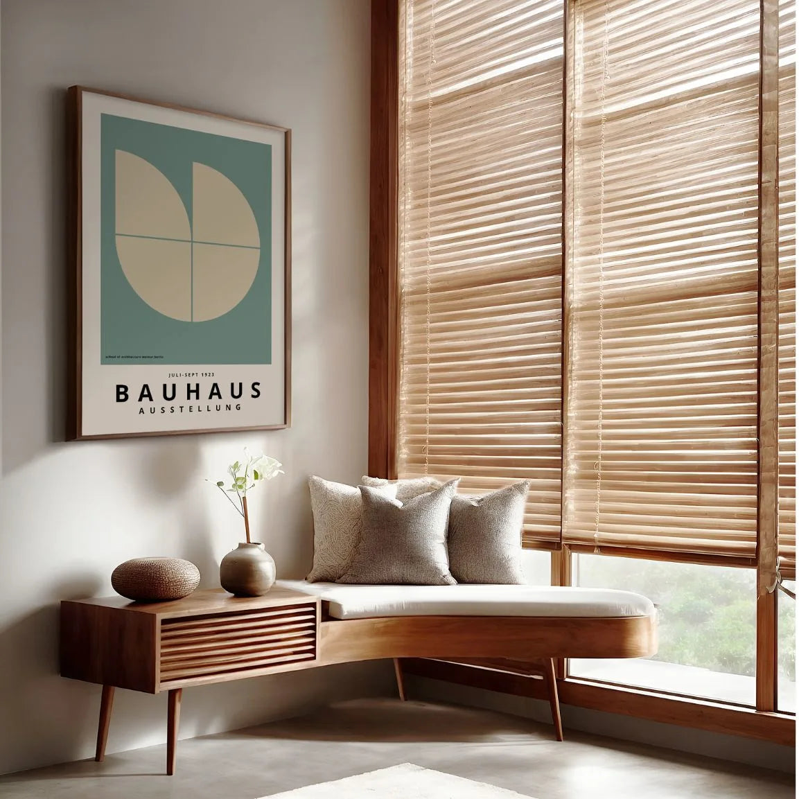 Poster Bauhaus Verde Chiaro