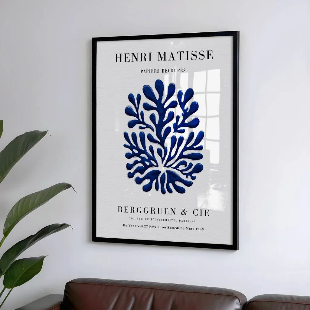 Matisse Blu Forma Poster