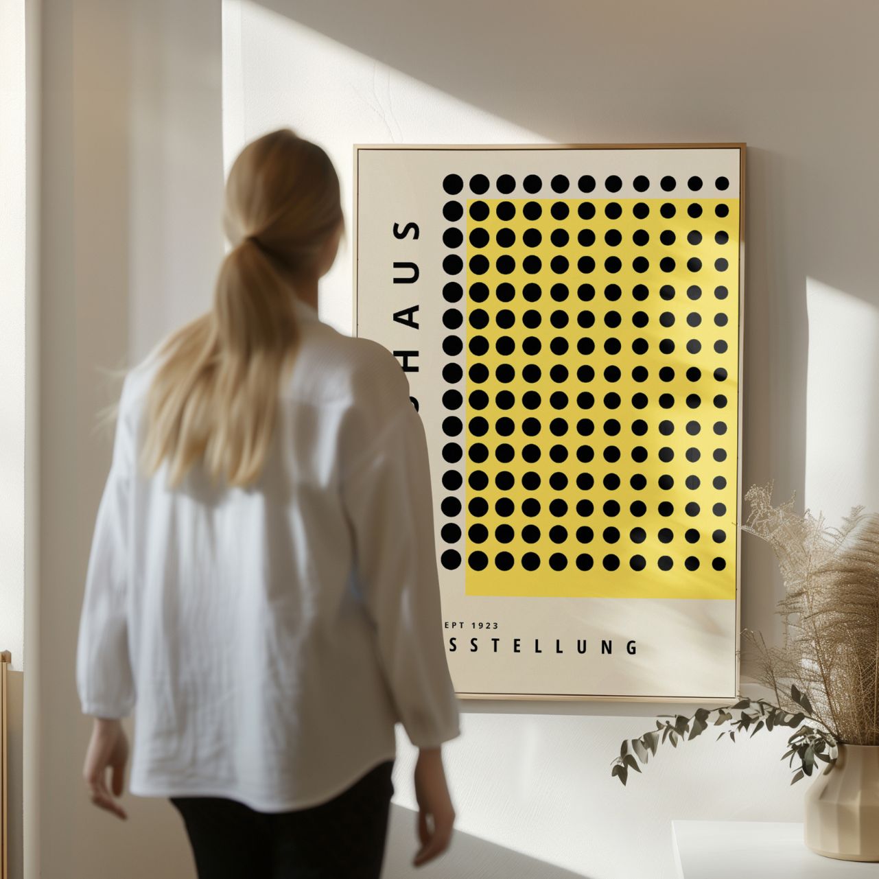 Bauhaus Giallo Deciso Poster