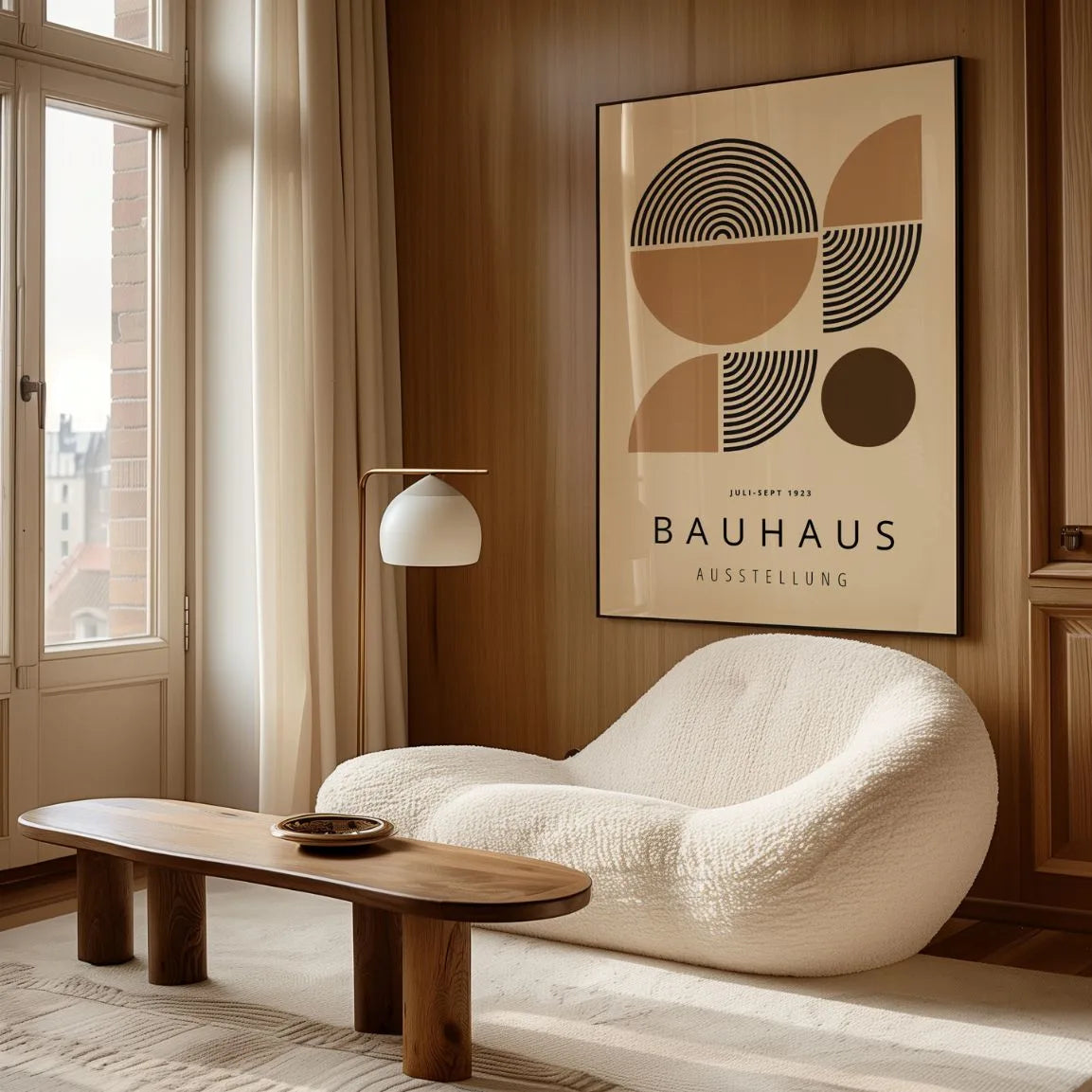 Bauhaus Metà Geometriche Poster