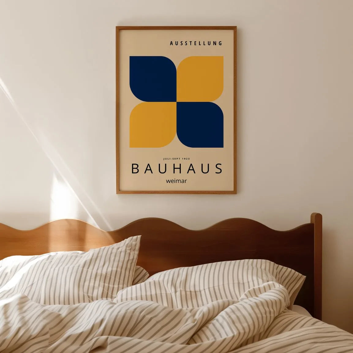 Bauhaus Giallo Blu Notte Poster