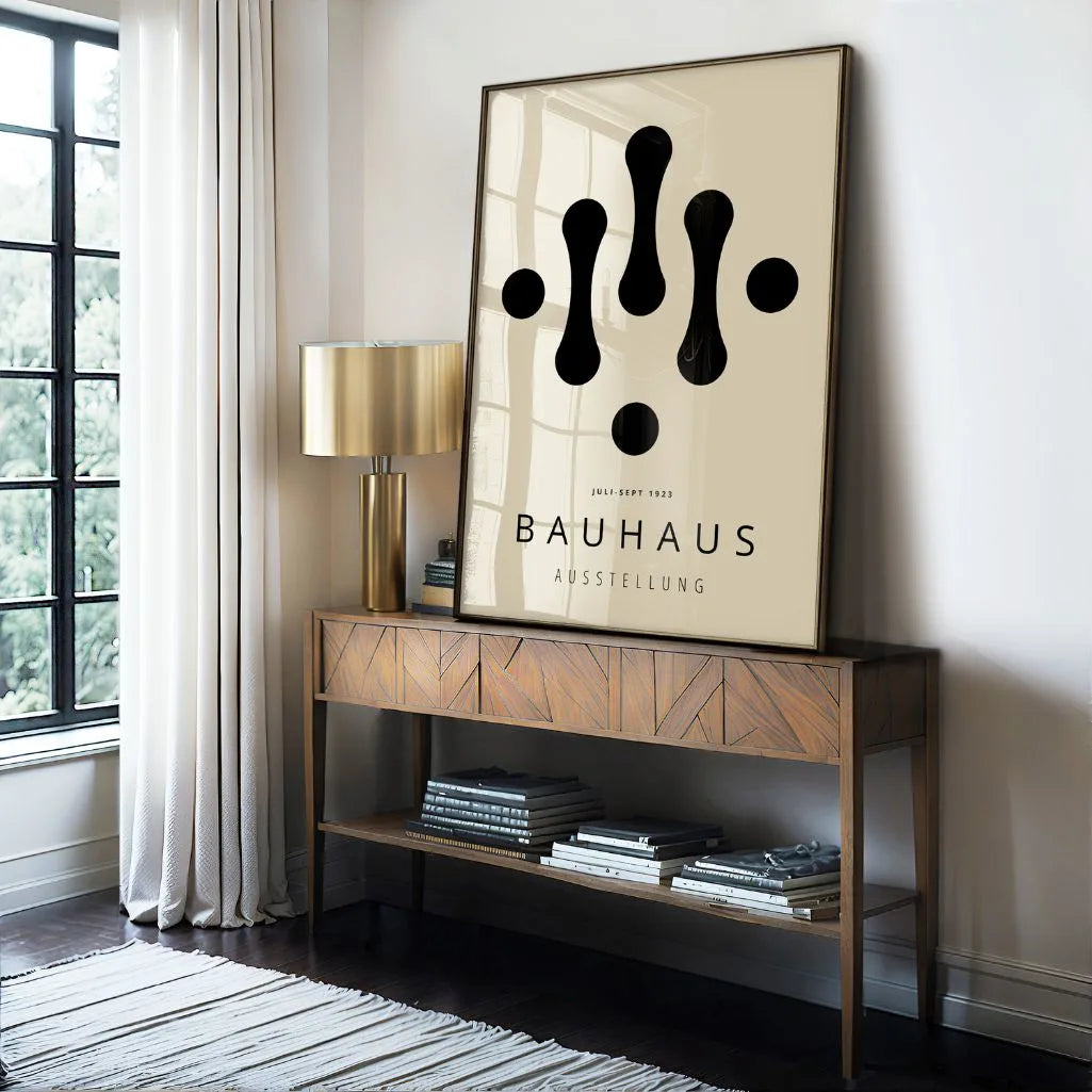 Poster Bauhaus Gocce Geometria
