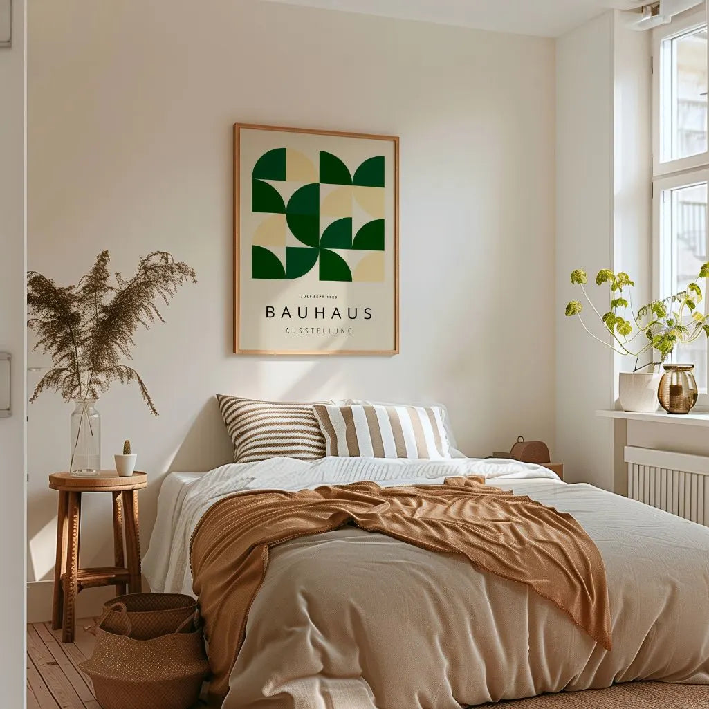 Bauhaus Verde Calmo Poster