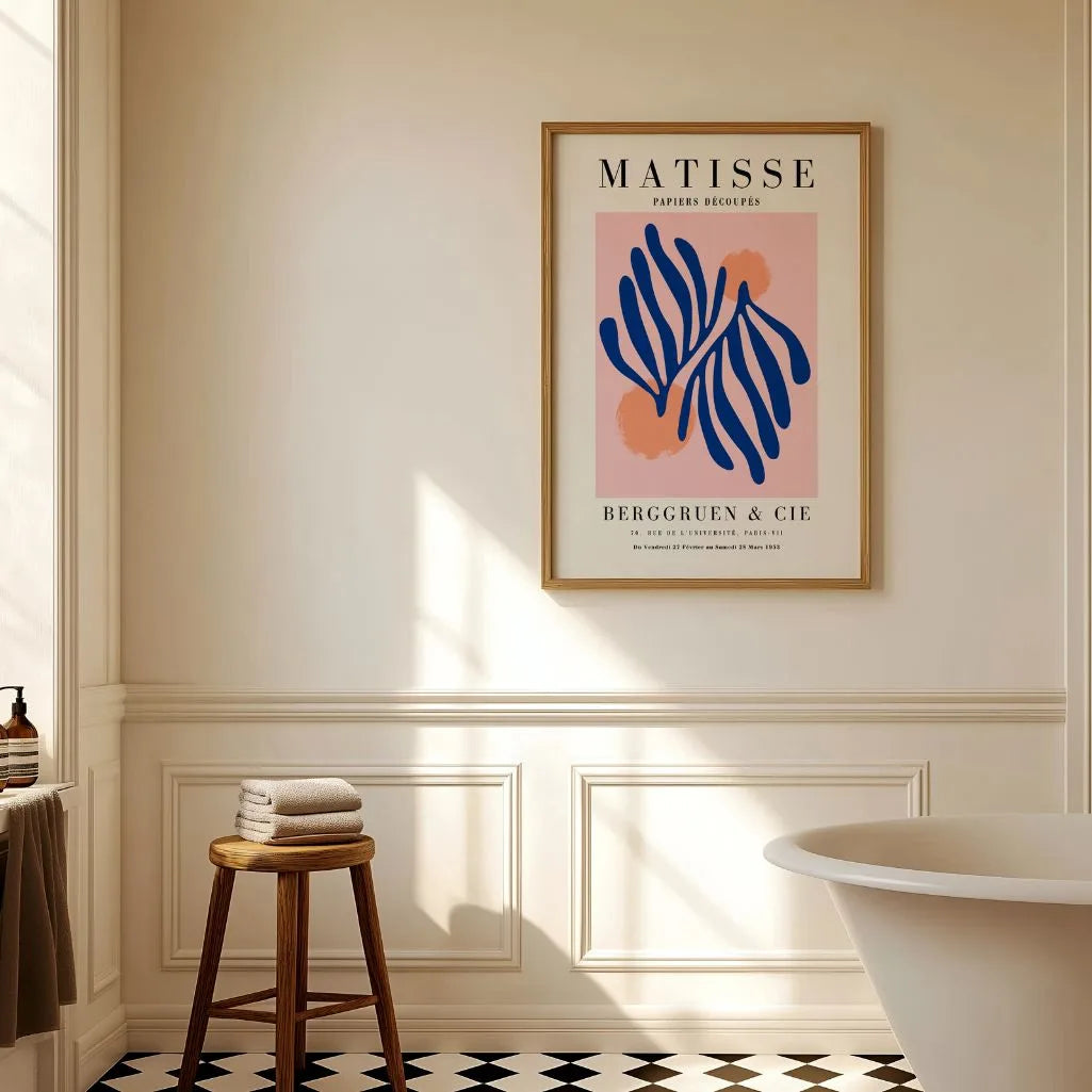 Matisse Blu Botanico Poster